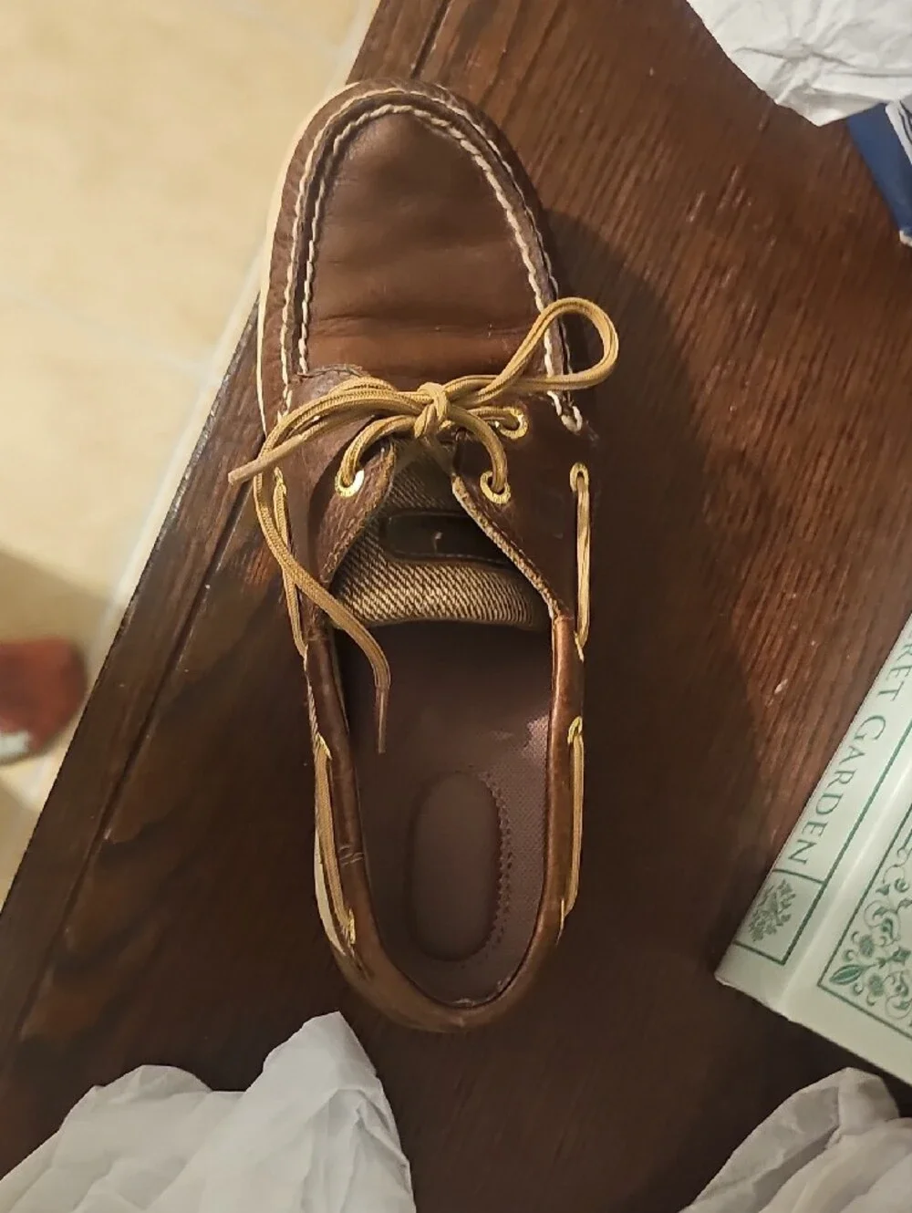 Women's Sperry's Brown Leather Boat Shoes